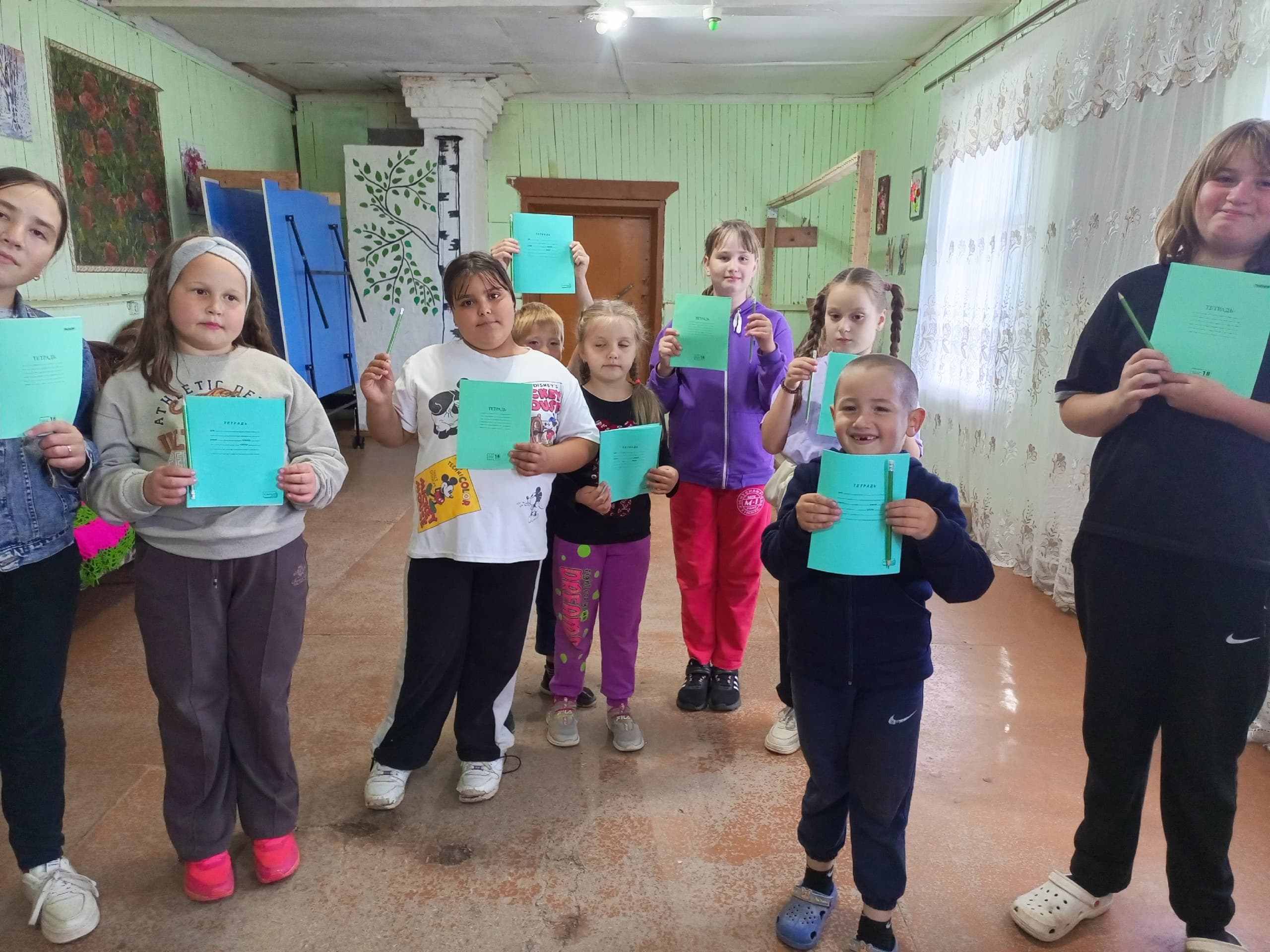 В клубе провели игровую программу «Прощай, лето!»