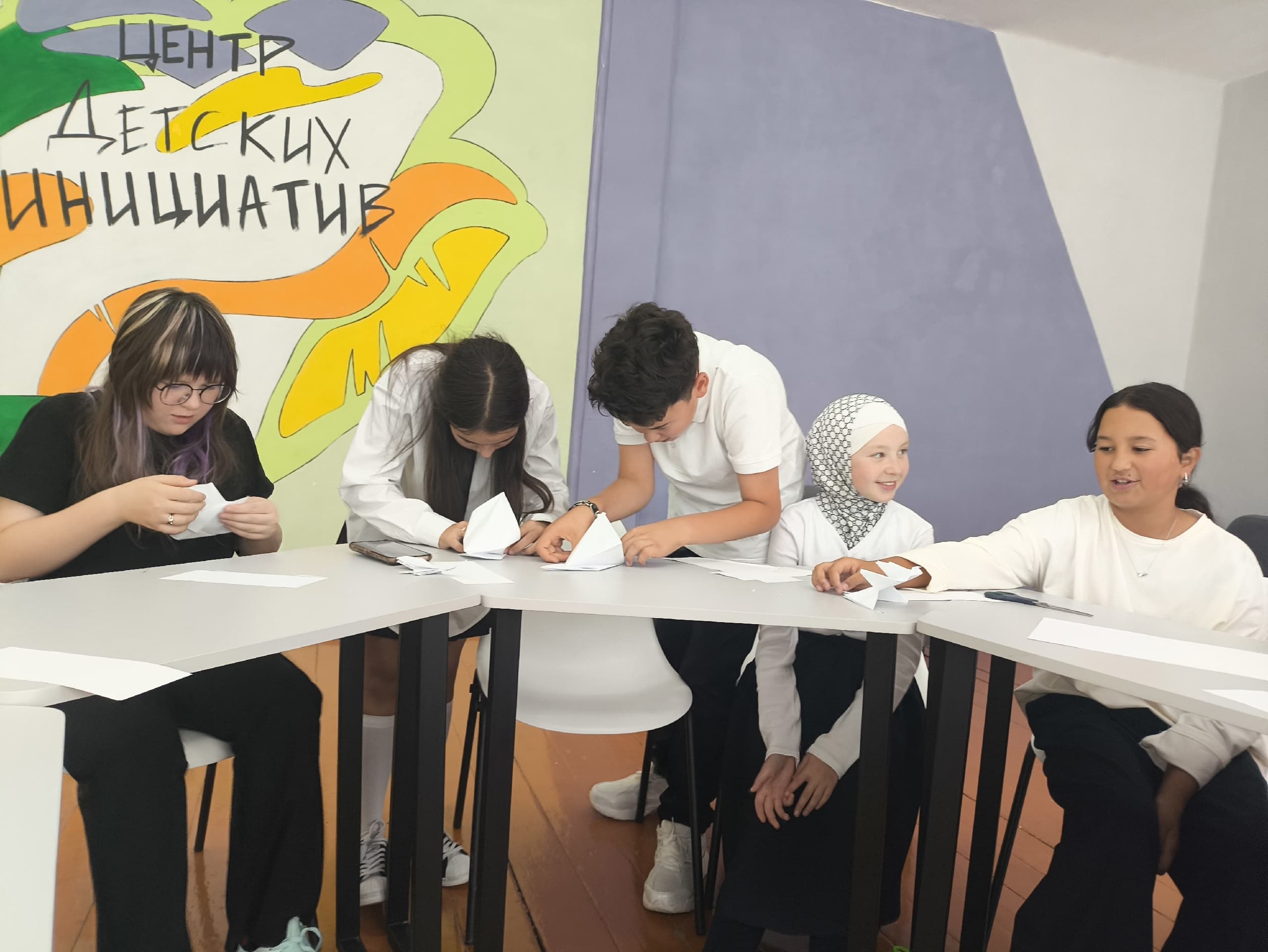 Мастер-класс «Журавлик памяти» прошел в школе села Старый Ирюк