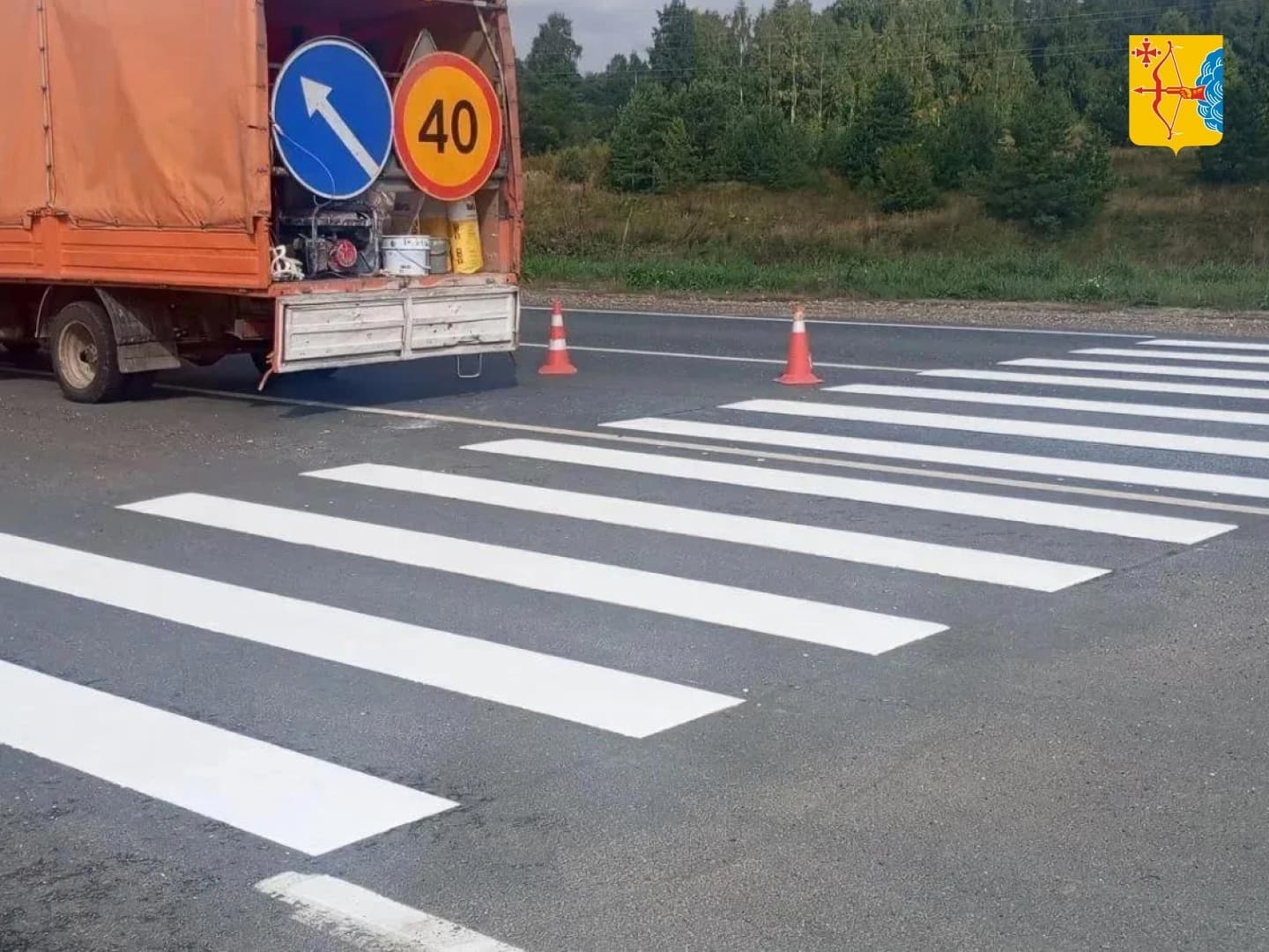 В Кировской области к 1 сентября обновят разметку на 2400 км дорог